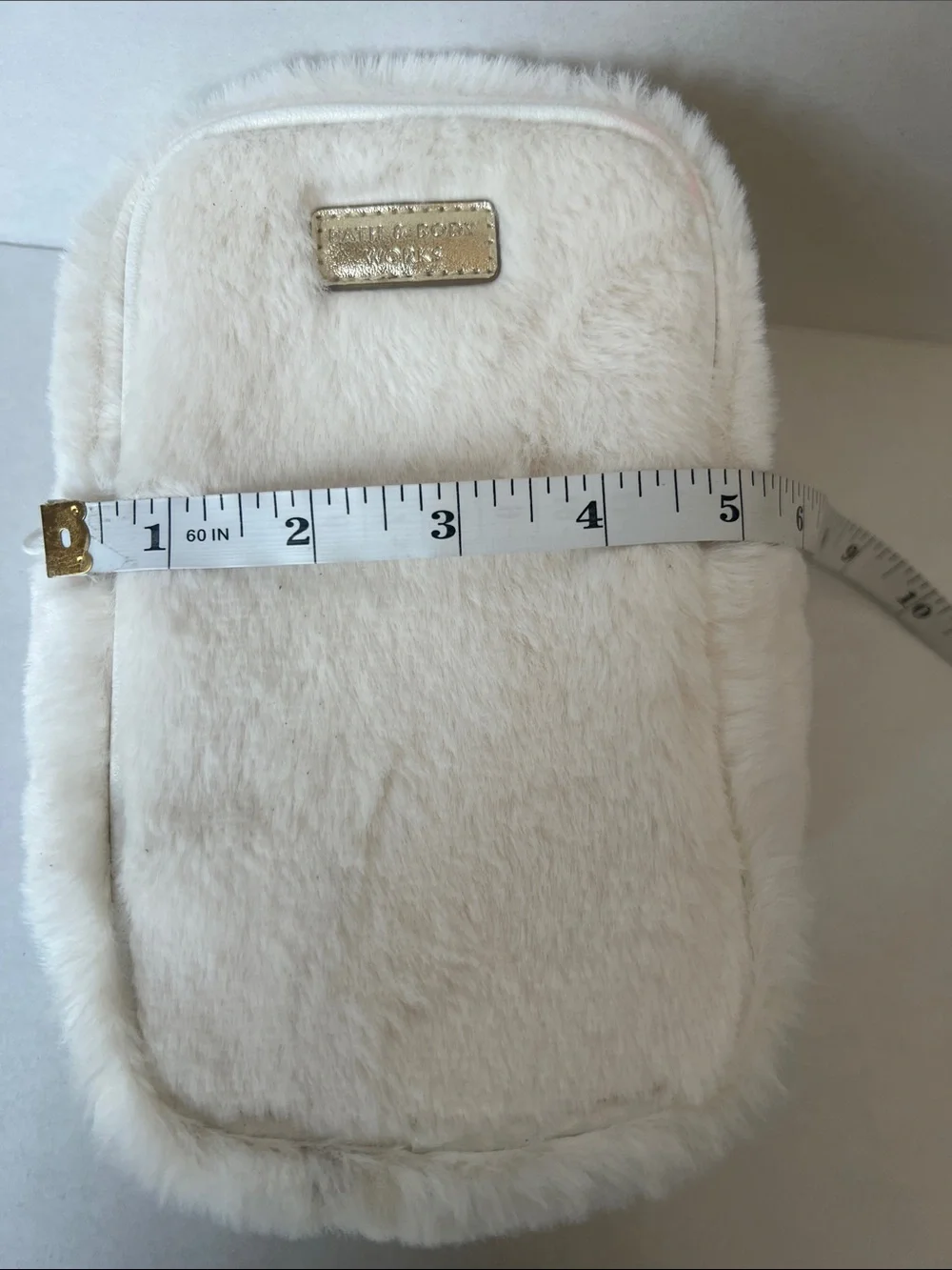 Bath & Body Works Faux Fur Mini Bag Set - Tan, Navy & Cream